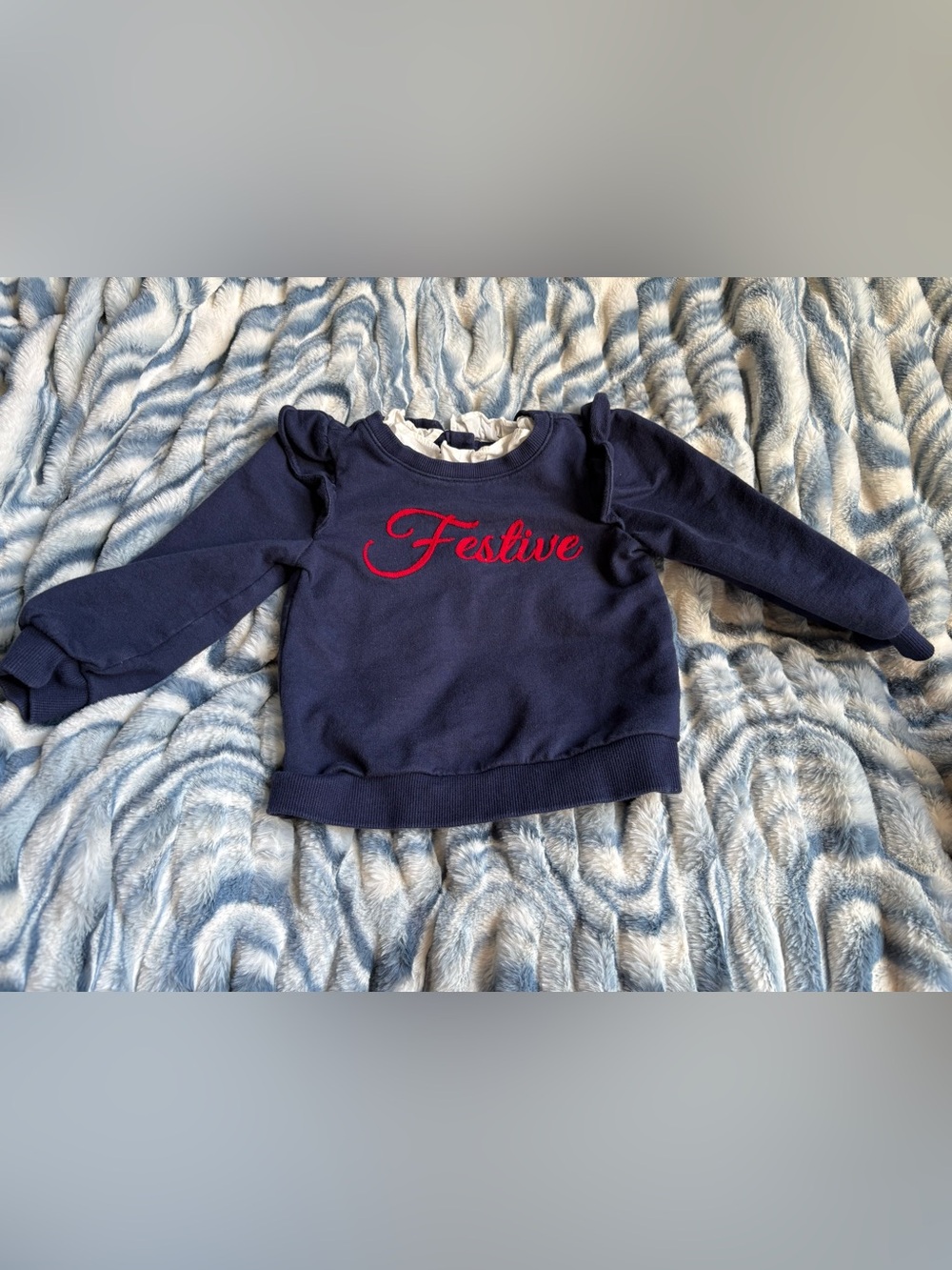 Janie and Jack Girls Festive Sweater
